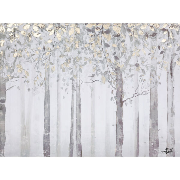 Grey and Yellow Trees: 40 x 28-Inch Wall Art, image 1