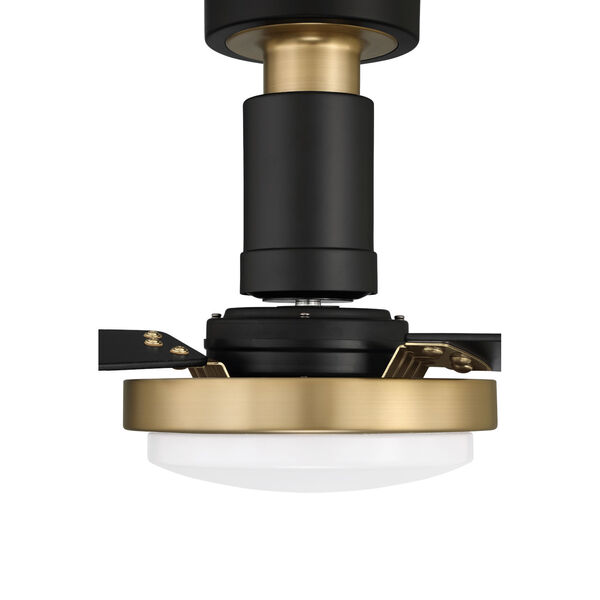 Manning Flat Black Satin Brass 52-Inch LED Ceiling Fan, image 3