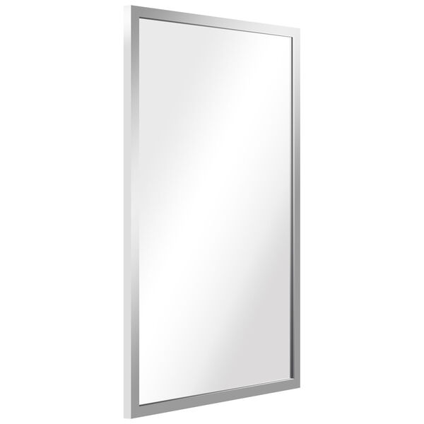 Contempo Polished Silver 24 x 36-Inch Rectangle Wall Mirror, image 2