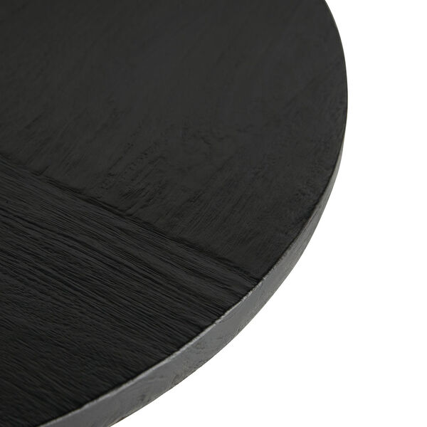 Scout Sandblasted Soft Black Waxed Accent Table, image 4
