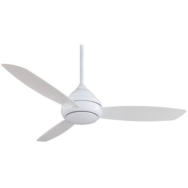 Concept I White 58-Inch Outdoor LED Ceiling Fan, image 1