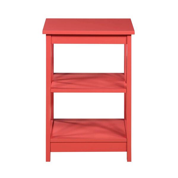 Oxford Coral End Table with Shelves, image 4