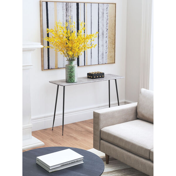 Gard Gray and Black Console Table, image 2