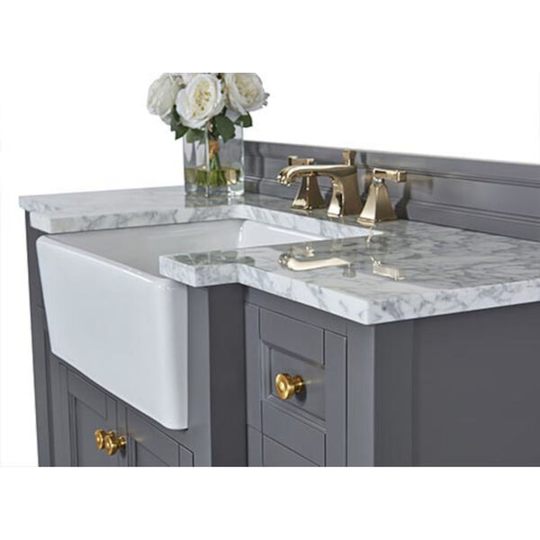 Adeline Sapphire 48-Inch Vanity Console with Farmhouse Sink, image 5