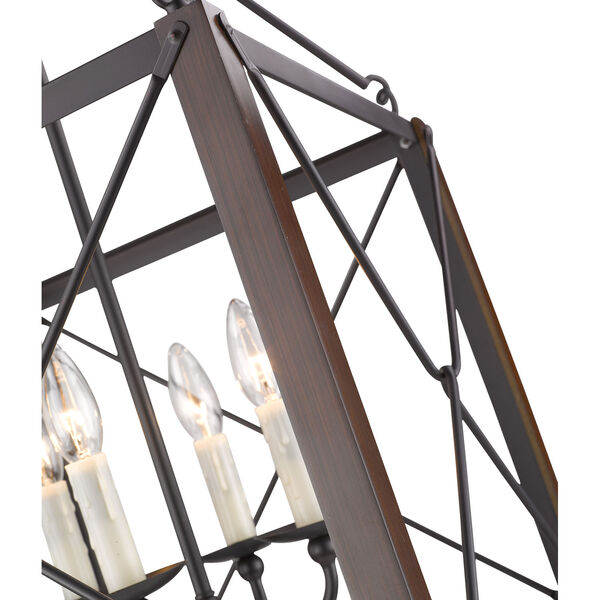 Fulton Bronze Four-Light Pendant, image 6