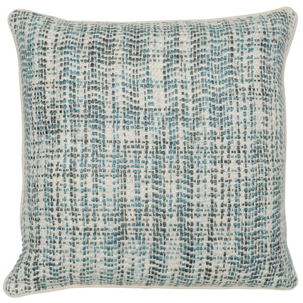 Carmen Green and Natural 22-Inch Throw Pillow, image 1