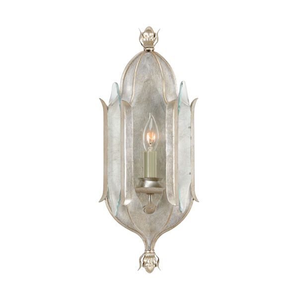 Stowe Silver One-Light Wall Sconce, image 1
