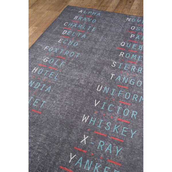 District Charcoal Rectangular: 3 Ft. 3 In. x 5 Ft. Rug, image 3