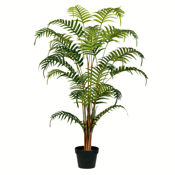 Green 47-Inch Potted Fern Palm Tree, image 1