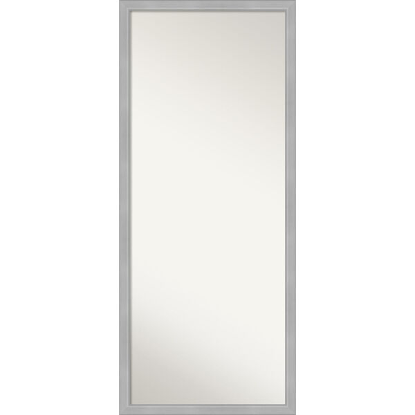 Vista Brushed Nickel 27W X 63H-Inch Full Length Floor Leaner Mirror, image 1