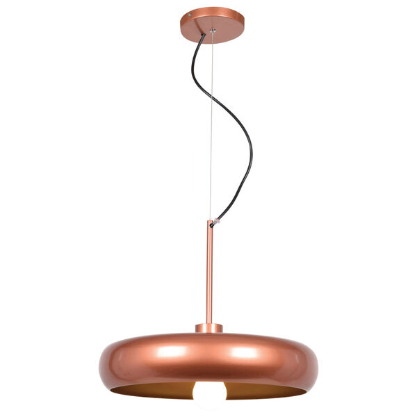 Bistro Copper and Gold 16-Inch LED Pendant, image 2