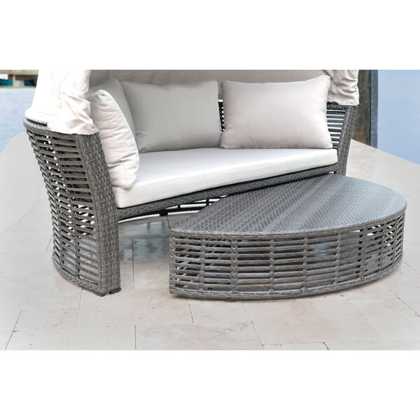Intech Grey Outdoor Canopy Daybed with Standard cushion, image 4