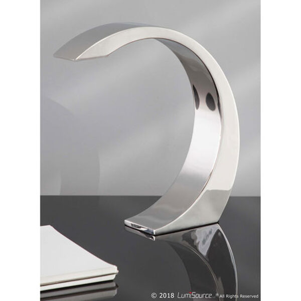 Element Polished Stainless Steel LED Desk Lamp, image 5