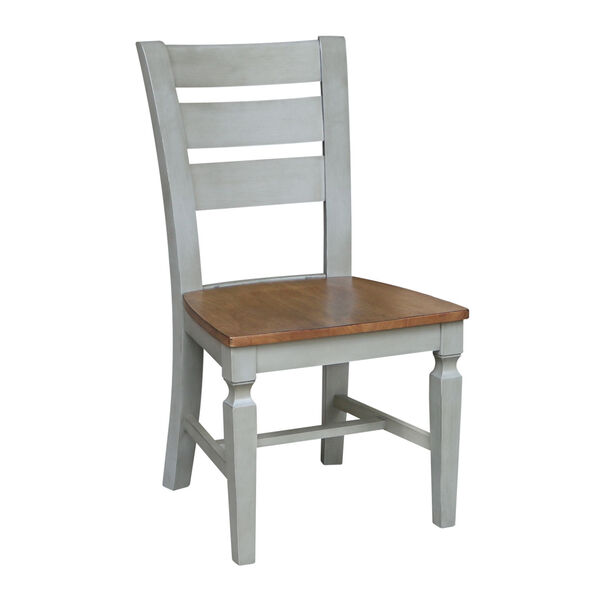 Vista Hickory Stone Ladder Back Chair, Set of Two, image 4