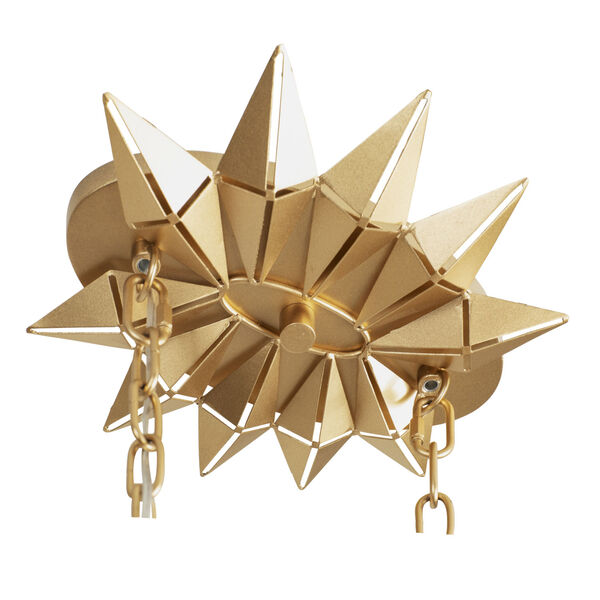 Forever French Gold Eight-Light Linear Pendant, image 3