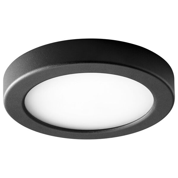 Elite Black Seven-Inch LED Flush Mount, image 1