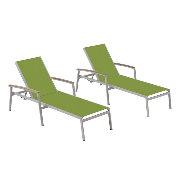 Travira Go Green Sling Seats Chaise Lounge Set of 2, image 1