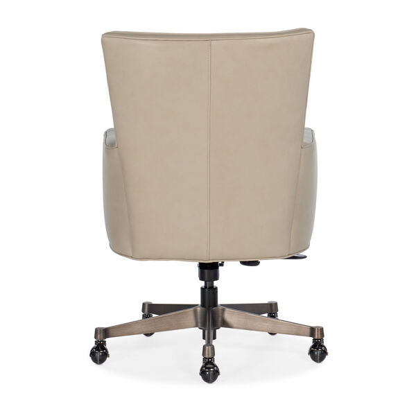 Rosa Beige and Silver Executive Swivel Tilt Chair, image 2