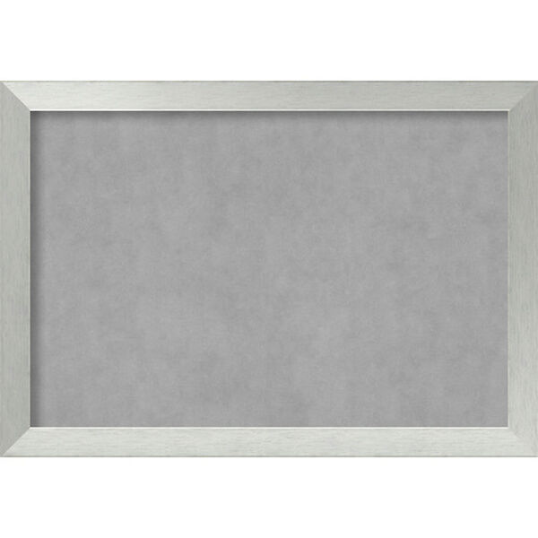Brushed Sterling Silver, 40 In. x 28 In. Magnetic Board, image 1