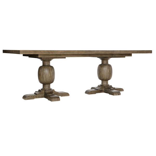 Rustic Patina Peppercorn Rectangle Dining Table, image 2