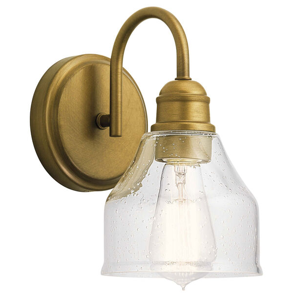 Avery Natural Brass One-Light Wall Sconce, image 1