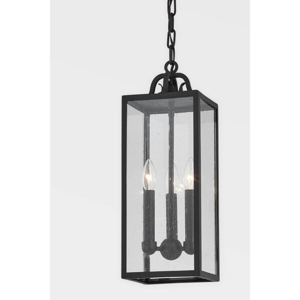 Caiden Forged Iron Three-Light Chandelier, image 1