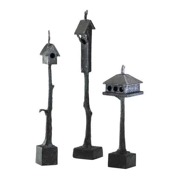 Bronze Large Bird House Only, image 1