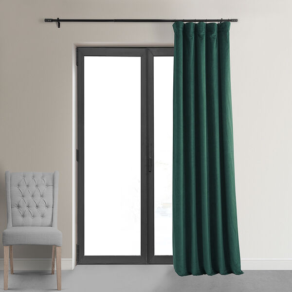 Green Polyester Blackout Single Panel Curtain 50 x 108, image 8