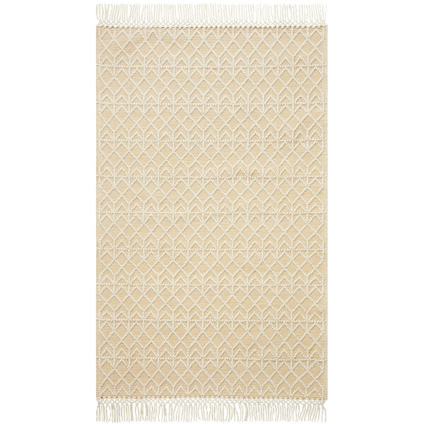 Noelle Ivory and Gold 9 Ft. x 12 Ft. Area Rug, image 1