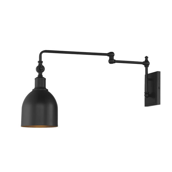 Isles Matte Black One-Light Wall Sconce, image 6