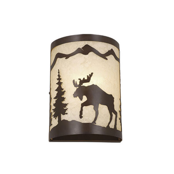 Yellowstone Burnished Bronze 8-Inch Wall Sconce, image 1