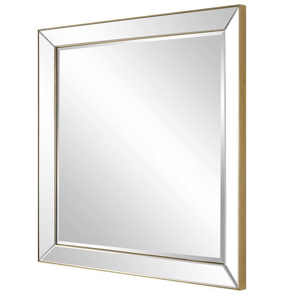 Lytton Gold Square Wall Mirror, image 4