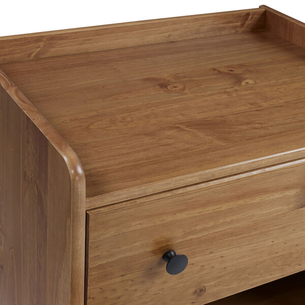 Morgan Caramel Nightstand with One Drawer, image 2