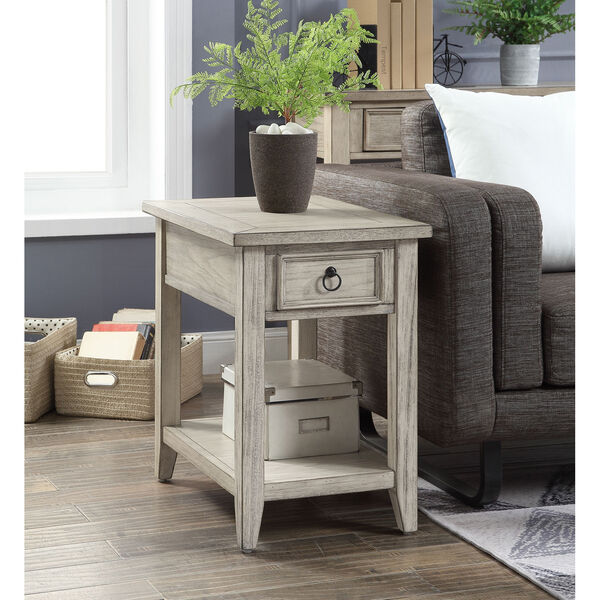 Summerville One Drawer Chairside Table in Cream, image 2