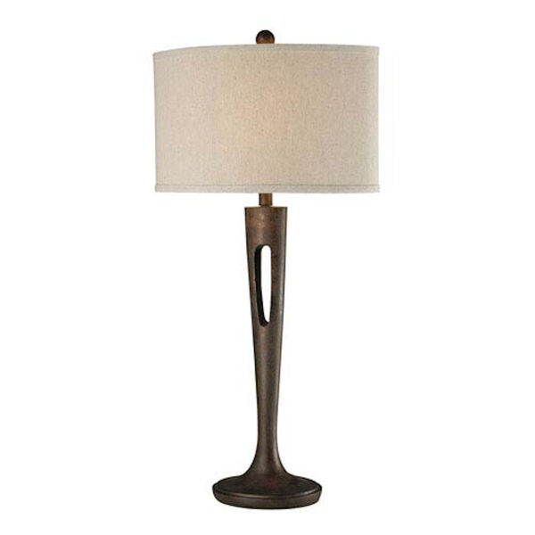 Martcliff Burnished Bronze One Light Table Lamp, image 1