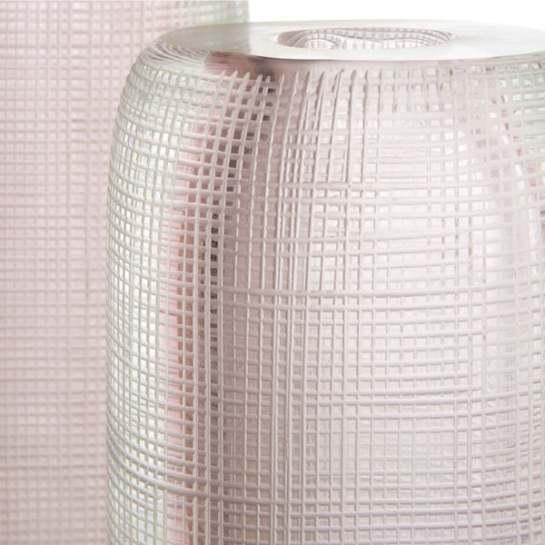 Pink and Clear Neso Vase, image 3