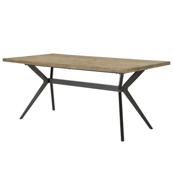 Xavier Black and Light Pine Dining Table, image 1