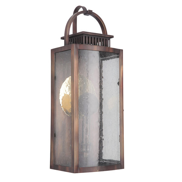 Hearth Weathered Copper LED Outdoor Pocket Lantern, image 1