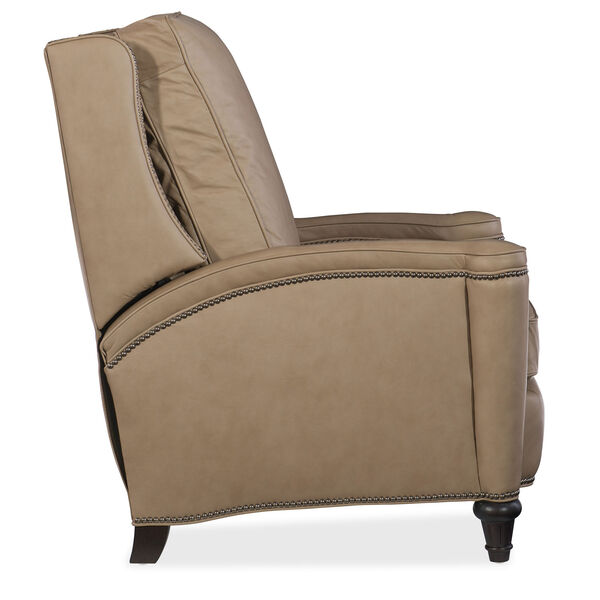 Rylea Tan Leather Recliner, image 2