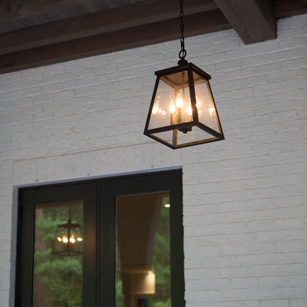 Belmore Black Four-Light Outdoor Hanging Lantern, image 2