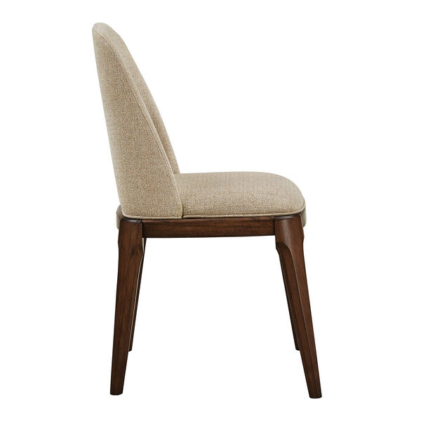 Luka Walnut Upholstered Dining Chair, Set of Two, image 5