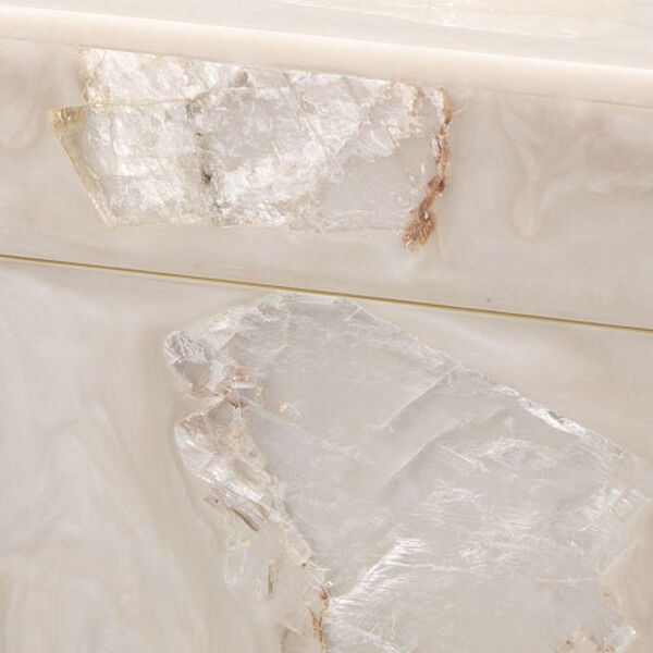 Diana Pearl Resin and Clear Mica Decorative Box, image 3
