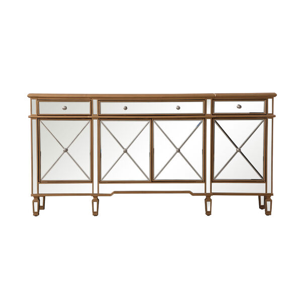 Contempo Gold 72-Inch Sideboard, image 1