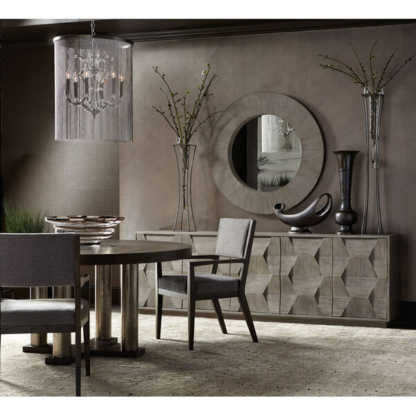 Linea Black and Gray Dining Table, image 4