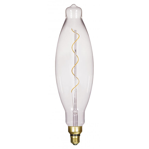 SATCO Transparent Five-inch LED Filament Bulb, image 1
