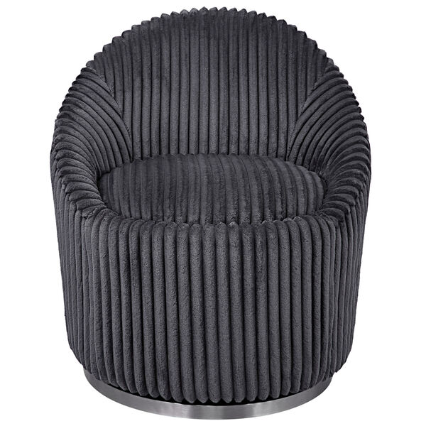 Crue Gray Swivel Chair, image 2