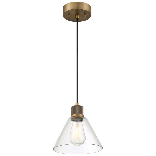 Port Nine Outdoor One-Light LED Pendant with Clear Glass, image 1