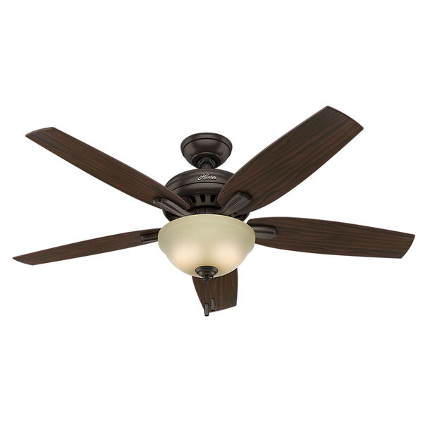 Newsome Premier Bronze 52-Inch Two-Light Fluorescent Adjustable Ceiling Fan, image 1