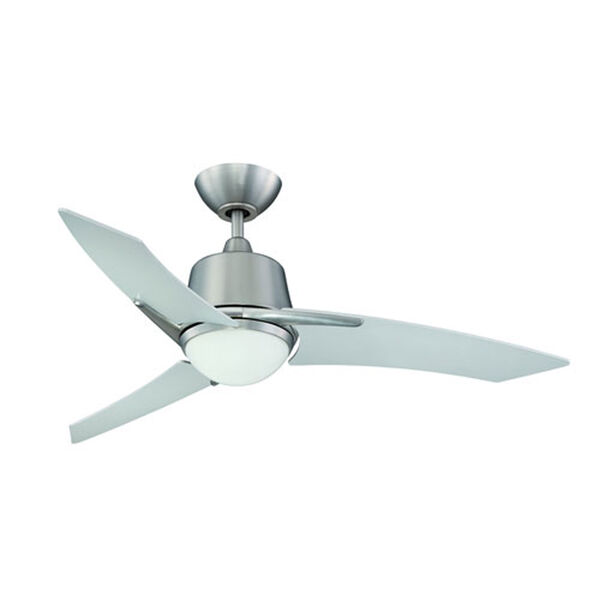 Scimitar Satin Nickel 44-Inch LED Ceiling Fan, image 1