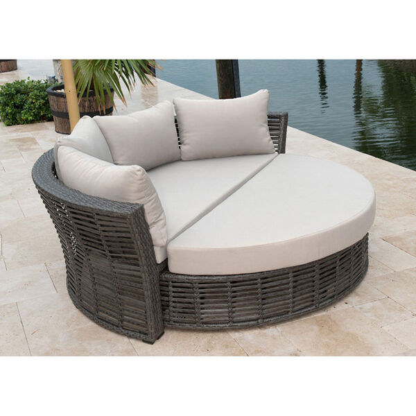 Intech Grey Outdoor Canopy Daybed with Standard cushion, image 5
